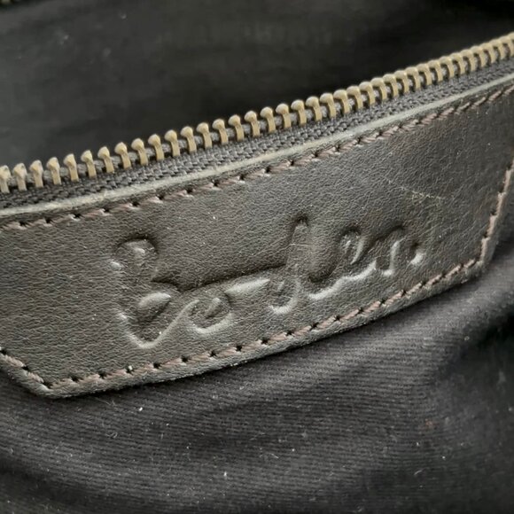 Boden Calf Hair Dalmation Print Leather Satchel - Picture 12 of 16